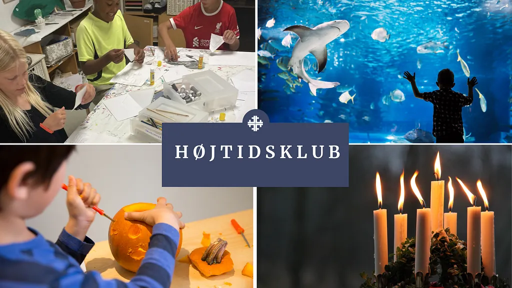 collage af de aktiviteter der tilbydes